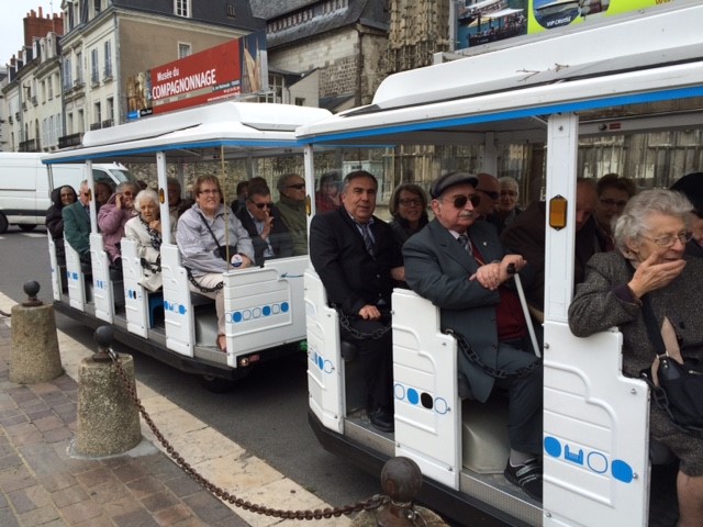 Le petit train touristique de Tours